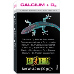Exo Terra Calcium + D3 - wapno sproszkowane