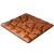 Background 3D brown rock - tło do terrarium 60x60