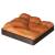 Background 3D brown rock - tło do terrarium 20x20