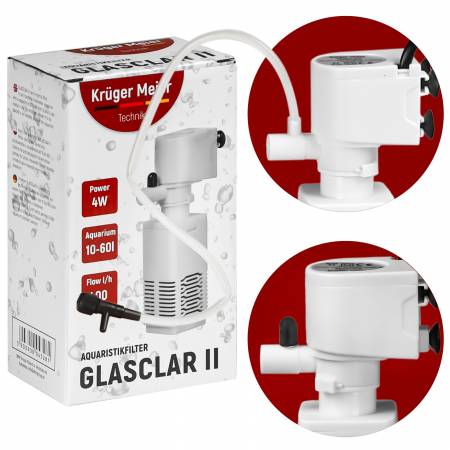 Kruger Meier Glasclar II - filtr wewnętrzny 400l/h