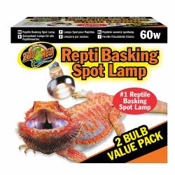 Zoomed Repti Basking Spot Lamp 60W - żarówka grzewcza punktowa 2 sztuki