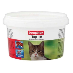 Beaphar TOP 10 Cat - preparat witaminowy z tauryną dla kota 180tabl.