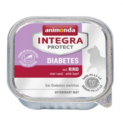 Animonda Integra Protect Diabetes dla kota - z wołowiną tacka 100g