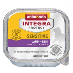 Animonda Integra Protect Sensitive dla kota - z jagnięciną i ryżem tacka 100g