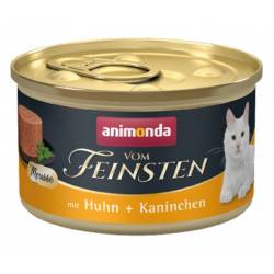 Animonda vom Feinsten Cat Adult Mus Kurczak + Królik puszka 85g
