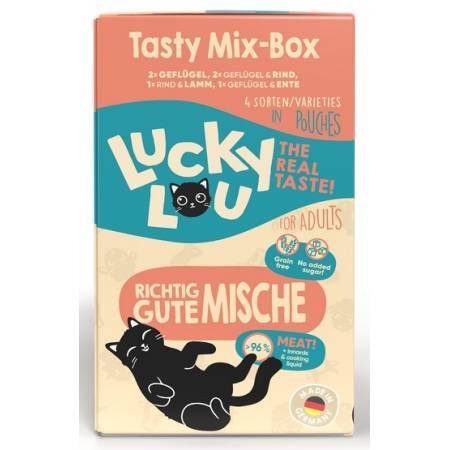 Lucky Lou Lifestage Adult Tasty Mix-Box saszetki 12x125g